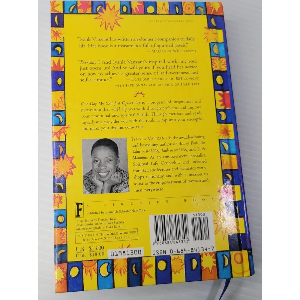 Iyanla Vanzant 2 Book Yesterday I Cried One Day My Soul Just Opened Up Self-Help